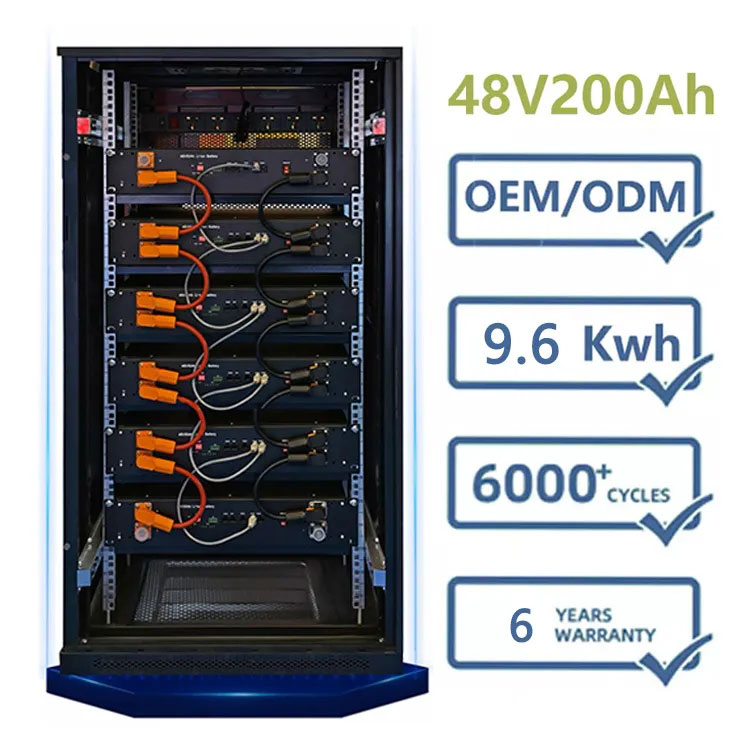 48V 200AH Rack modell Energiatároló lítium akkumulátor